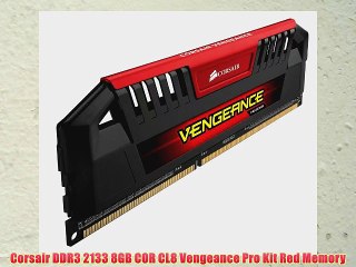 Corsair DDR3 2133 8GB COR CL8 Vengeance Pro Kit Red Memory