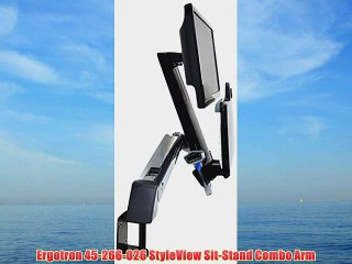 Ergotron 45-266-026 StyleView Sit-Stand Combo Arm