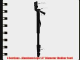 Professional Black 72 Monopod / Unipod (Quick Release) For Canon Powershot SX30 IS