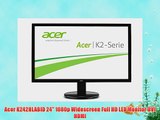 Acer K242HLABID 24 1080p Widescreen Full HD LED Monitor DVI HDMI