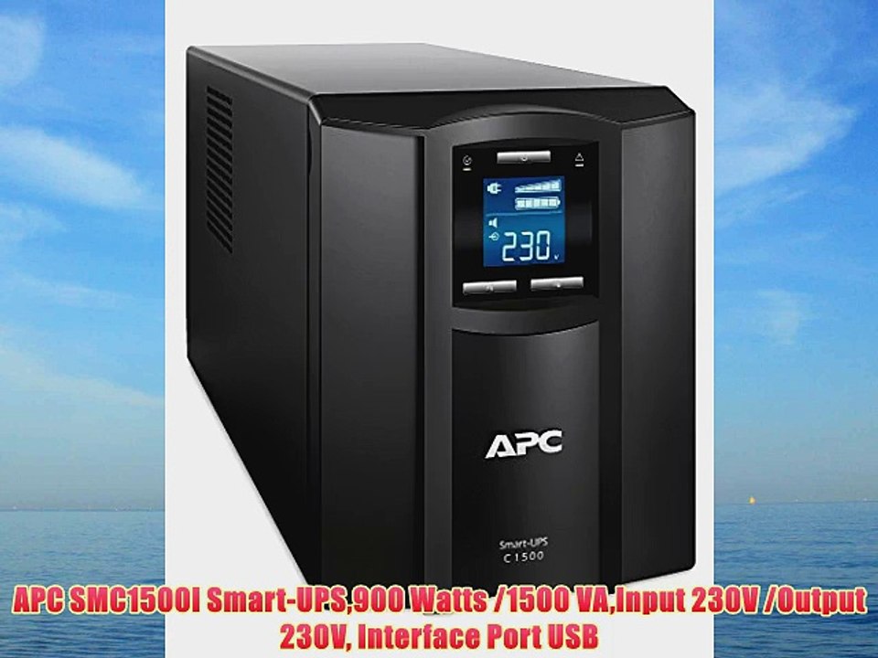 APC SMC1500I Smart-UPS900 Watts /1500 VAInput 230V /Output 230V Interface Port USB