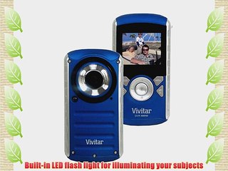 Vivitar DVR 690HD Waterproof Digital Camcorder (Blue)