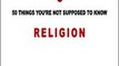 Download 50 Things You're Not Supposed To Know Religion ebook {PDF} {EPUB}