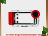 Seashell Waterproof Photo Housing Underwater Case for iPhone 5 5s and 5c - Red