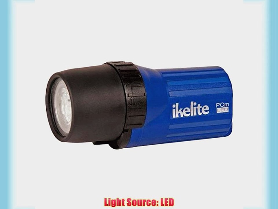 Ikelite PCm Series 1765 Mighty Mini LED Dive Lite with Batteries 205 Lumens Over 5 Hours Run