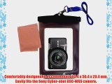Lightweight Underwater Camera Bag suitable for the Sony Cyber-shot DSC-WX9 Waterproof Protection