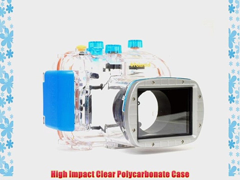 Polaroid Dive Rated Waterproof Underwater Housing Case For Nikon Coolpix P7100 Digital Camera