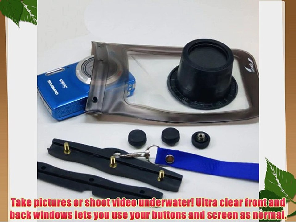 Gomadic Waterproof Camera Protective Bag suitable for the Nikon Coolpix S01 - Unique Floating