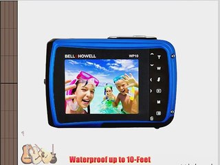 Bell Howell Splash WP10-BL 12.0 Megapixel Waterproof Digital Camera with 2.4-Inch LCD (Blue)