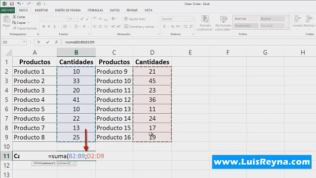 12.Curso Excel 2013 Las funciones en Excel (Clase 12 de 25)