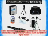 Essential Accessories Kit For Samsung NX200 NX210 NX1000 Digital Camera Includes Extended Replacement