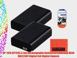 Download Video: 2 Pack Replacement BP-1410 Batteries for Samsung NX30 WB2200F Digital Camera   More!!!