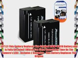 2 Pack Battery Kit For Panasonic LUMIX DMC-GX7 DMC-GX7KS DMC-GX7S DMC-GX7SBODY DSLM DMC-GF6