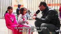 Displaced young Christian Iraqi girl is asked to say something to ISIS – her response is AMAZING