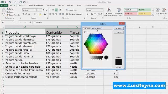 15.Curso Excel 2013 Los formatos de celda en Excel (Clase 15 de 25)
