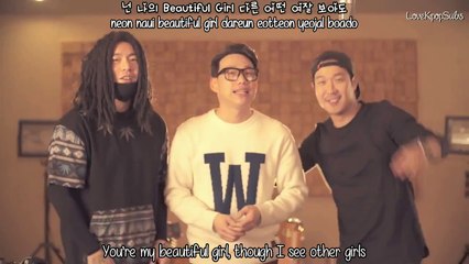 Haha & Skull ft. Kwon Jung Yeol - Beautiful Girl MV [English subs + Romanization + Hangul] HD