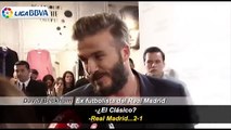 Barcelona vs. Real Madrid: David Beckham dio su favorito y hasta score exacto