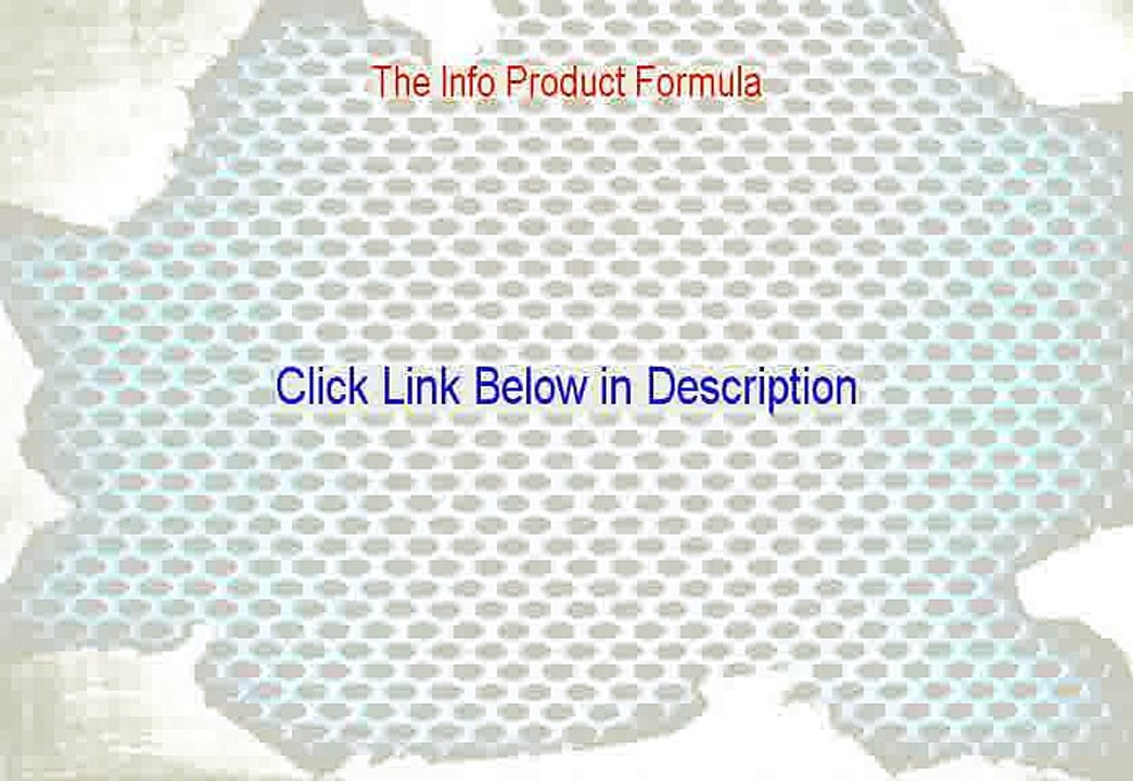 The Info Product Formula Free PDF [The Info Product Formula]