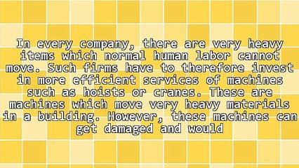 Useful Details On Tower Crane Inspections