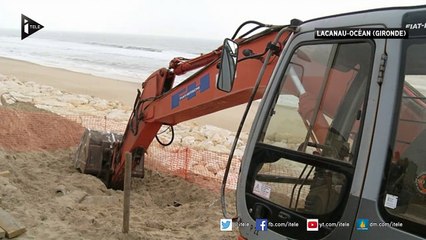 Lacanau : l'érosion marine menace le littoral aquitain