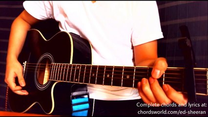 Ed Sheeran - I See Fire chords