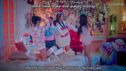 Stellar - Fool (멍청이) MV [English subs + Romanization + Hangul] HD