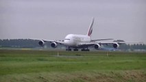 Emirates A380  A6-EDQ takeoff Amsterdam Schiphol Airport