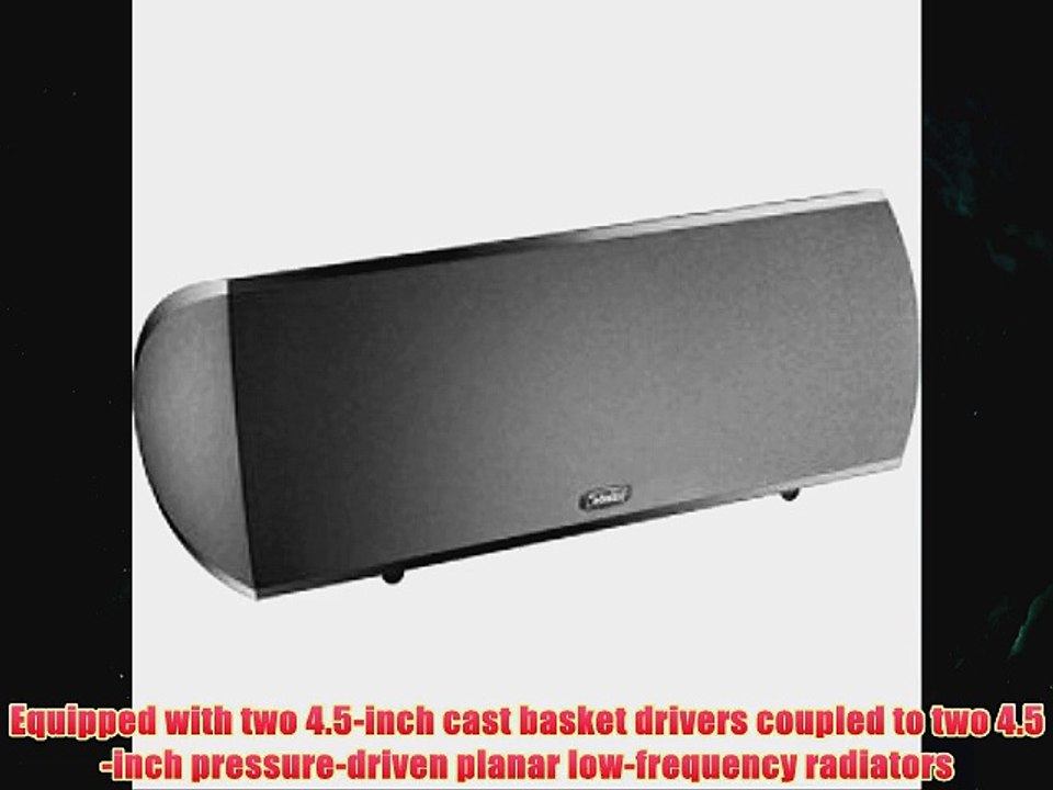 Definitive Technology ProCenter 1000 Compact Center Speaker Single Black