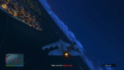 GTA 5 Harrier Heist (GTA 5 Hydra Jet Gameplay)