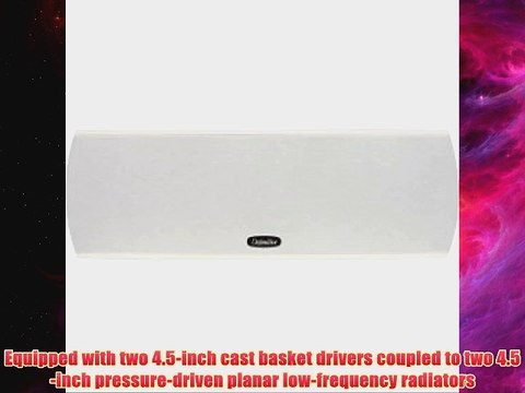 Definitive Technology ProCenter 1000 Compact Center Speaker Single White