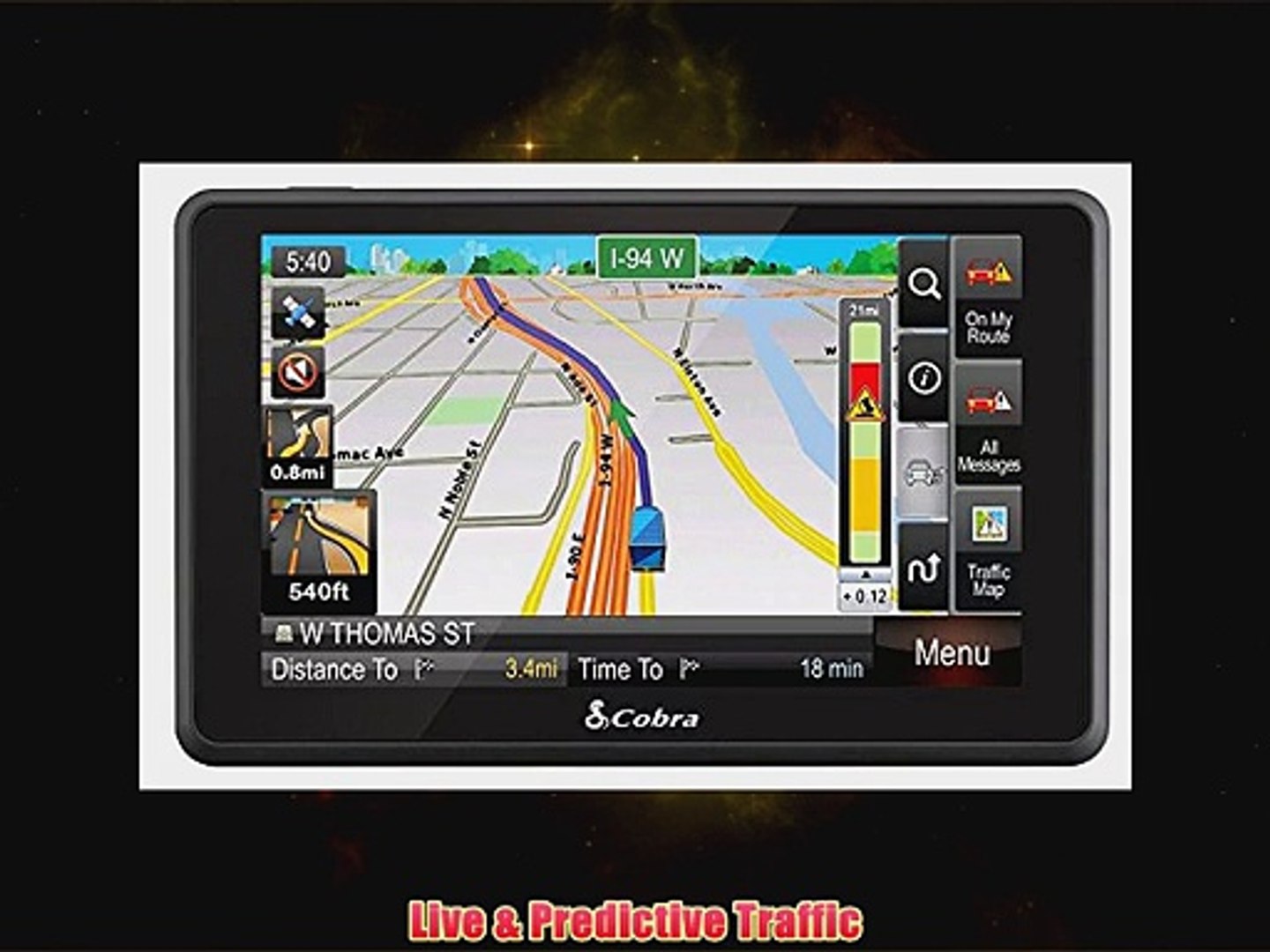 Cobra 6500prohd 5inch Professional Drivers Gps Navigation System Video Dailymotion