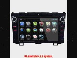 TopNavi 8 inch Android 422 Car PC DVD Player for Honda CRV 2008 2009 2010 2011 with wifi 3G GPS Navigation Stereo Wifi B