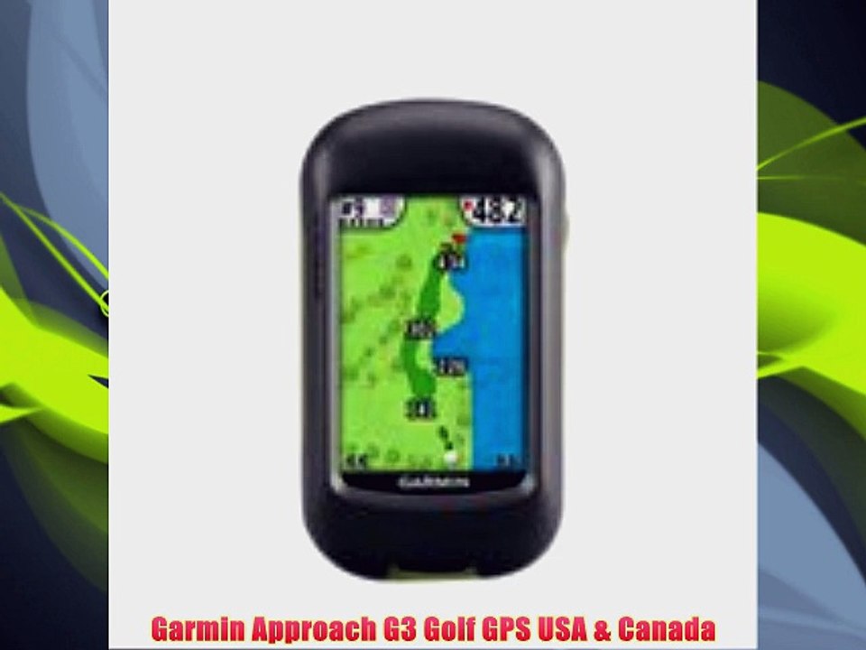 Garmin Approach G3 Golf GPS USA Canada