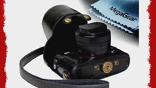 MegaGear Ever Ready Protective Black Leather Camera Case  Bag for Sony DSC-RX1 RX1