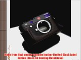 Gariz Black Label Genuine Leather BL-LCMBR Camera Metal Half Case for Leica M Brown