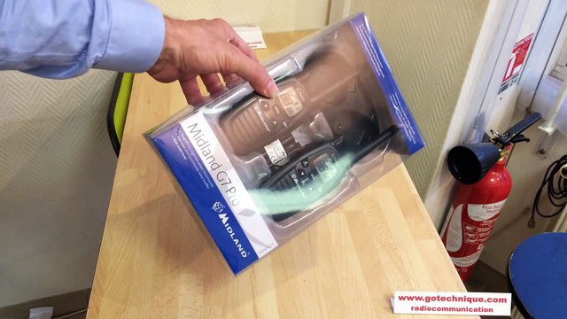 Talkie Walkie Midland G7 PRO PMR446 UHF Presentation Go Technique