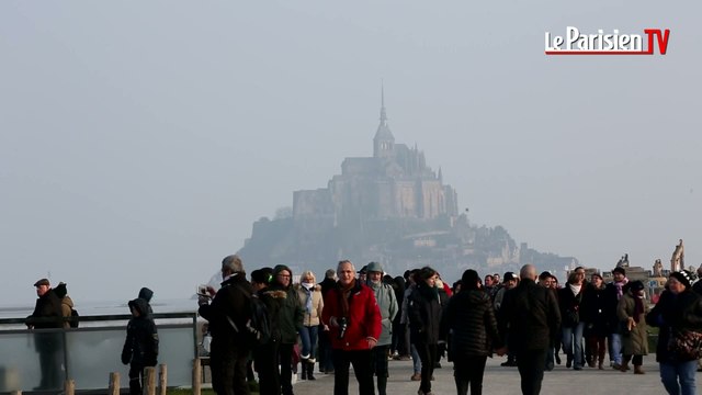Marée humaine au Mont-Saint-Michel