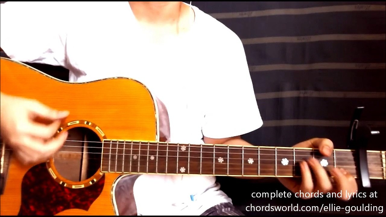 Ellie Goulding - Burn Chords