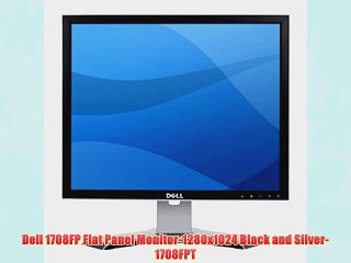 Dell 1708FP Flat Panel Monitor-1280x1024 Black and Silver-1708FPT