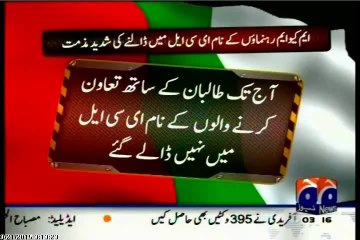 MQM condemn putting names of leaders on ECL