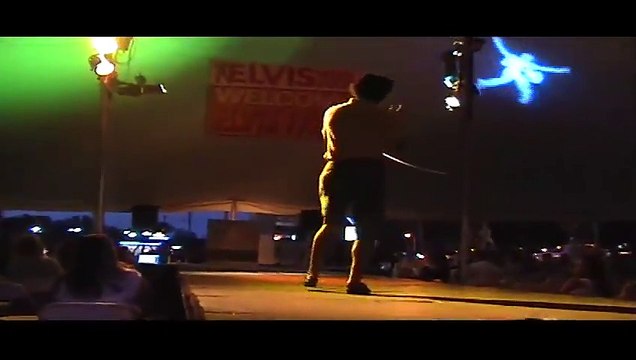 Robert Washington sings I've Got My Mojo Working at Elvis Week (video)