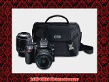 Nikon D3200 242 MP CMOS Digital SLR Camera with 1855mm and 55200mm NonVR DX Zoom Lenses Bundle