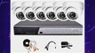 iPower Security SCCMBO00051T 8 Channel 1TB HDD Full D1 DVR Security Surveillance System with 6 850TVL Cameras