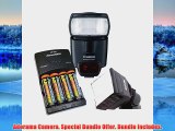 Canon Speedlite 430EX II Flash Basic Outfit with 4 NiMH Batteries Charger Flashpoint Mini Softbox Diffuser USA Warranty