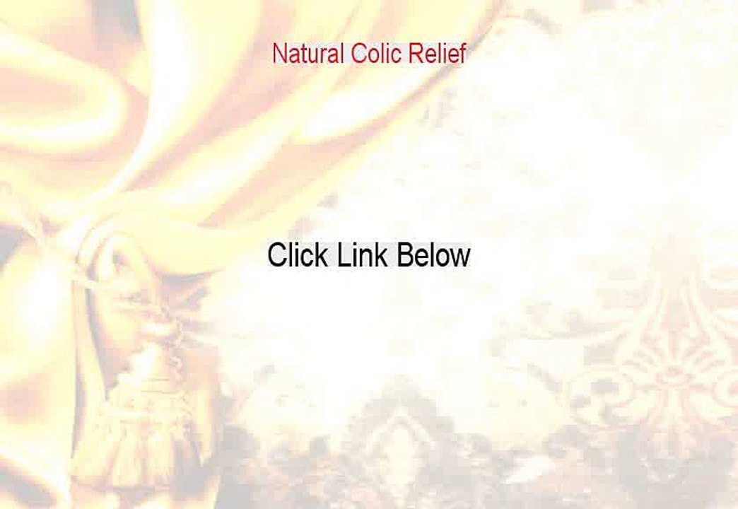 Natural Colic Relief Free PDF (Get It Now)