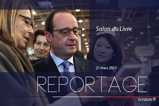 [REPORTAGE] François Hollande au Salon du livre: Ce qui fait la force de la France, de sa culture, c'est la liberté.