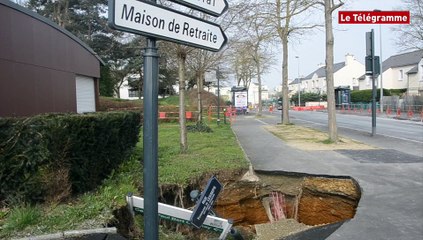 Rennes. Le trottoir s'effondre après le passage du tunnelier