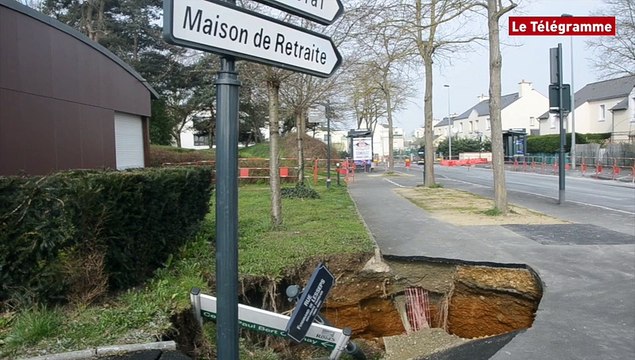 Rennes. Le trottoir s'effondre après le passage du tunnelier