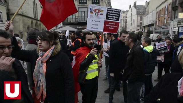 Manifestation de soutien après les attentats en Tunisie