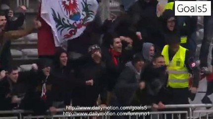 Eysseric V Penalty Goal Lyon 1 - 2 Nice Ligue 1 21-3-2015